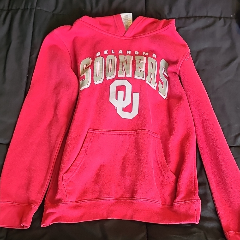 Oklahoma Sooners Red Hoodie 10-12